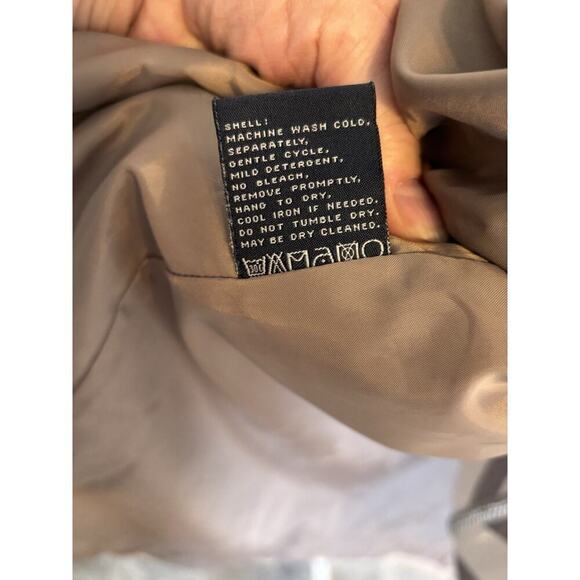 London Fog Faux Suede Barn Chore Coat XLarge Pockets Hood Lined Relaxed - Picture 7 of 9